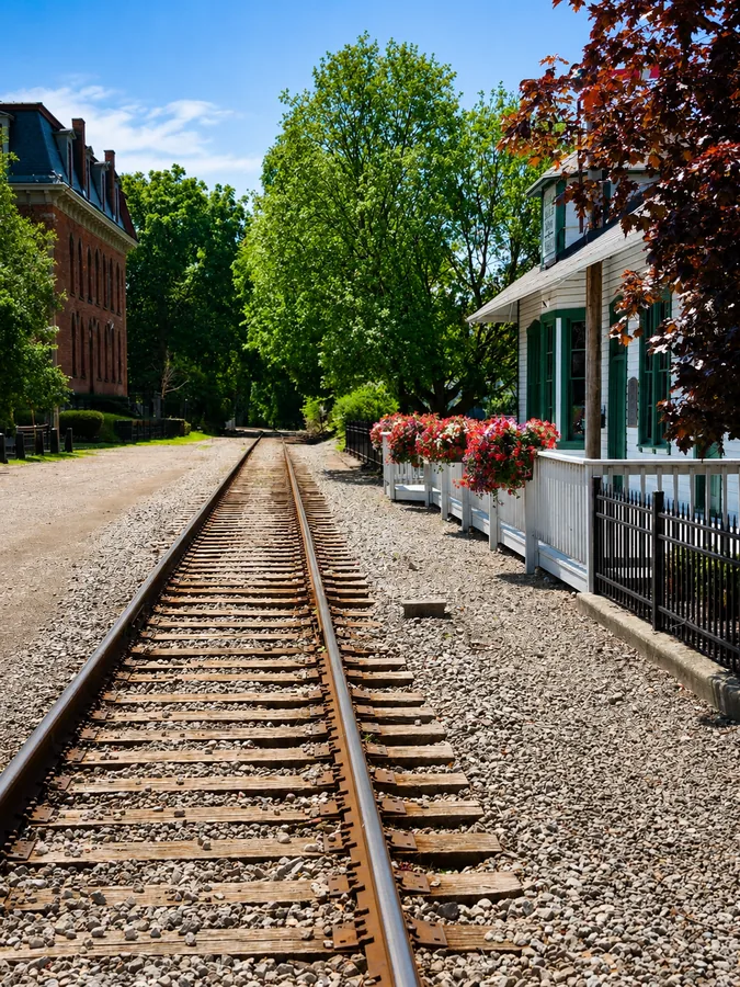Where the Rails Still Run Through Bedford