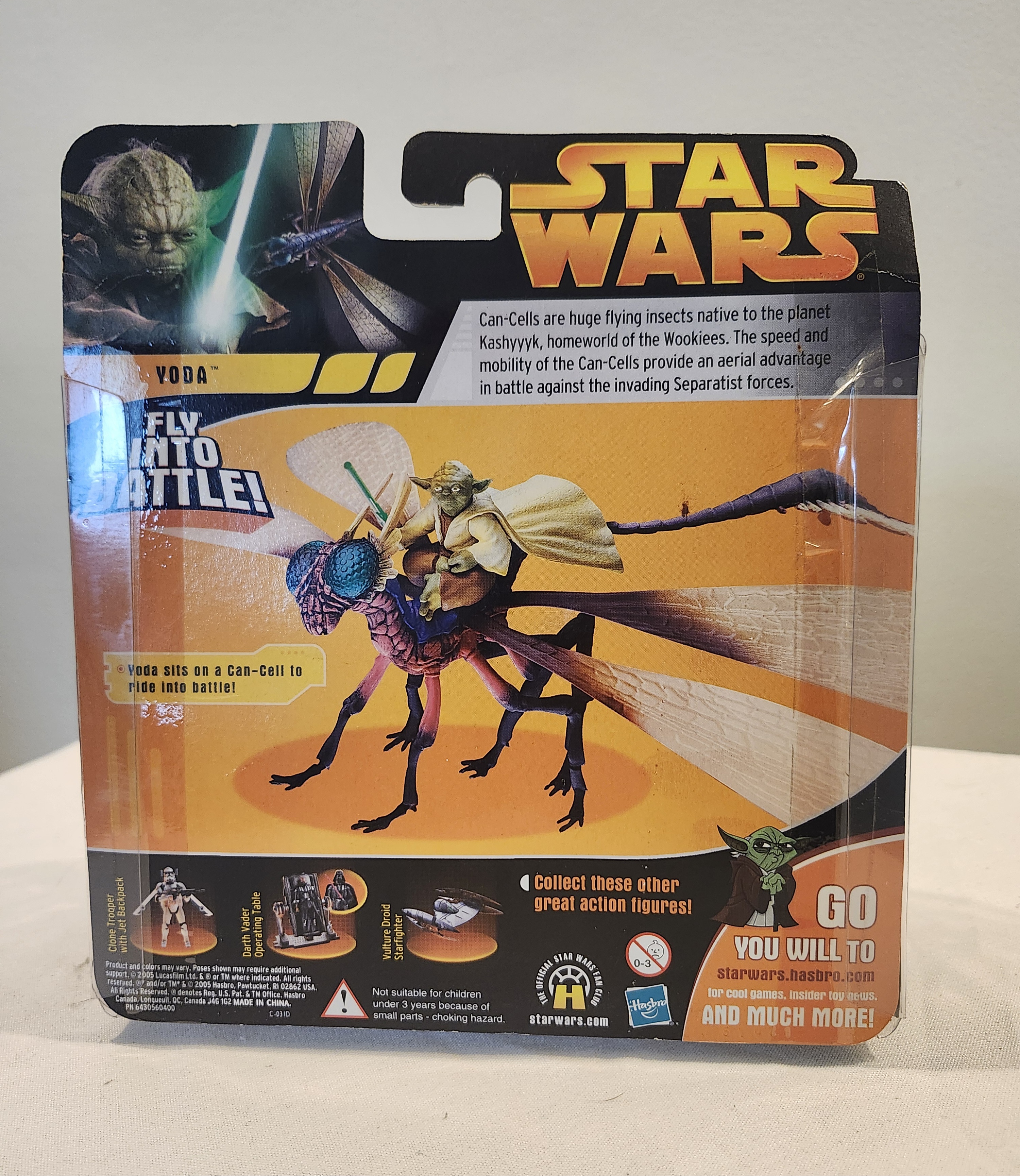 Star Wars ROTS – Yoda with Can‑cell (Deluxe Figure, 2005) thumbnail 2